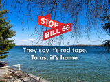 Stop Bill 66 | They say it's red tape. | To us, it's home.