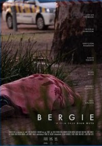 Bergie (film poster of a man lying under a pink blanket; credits are illegible)