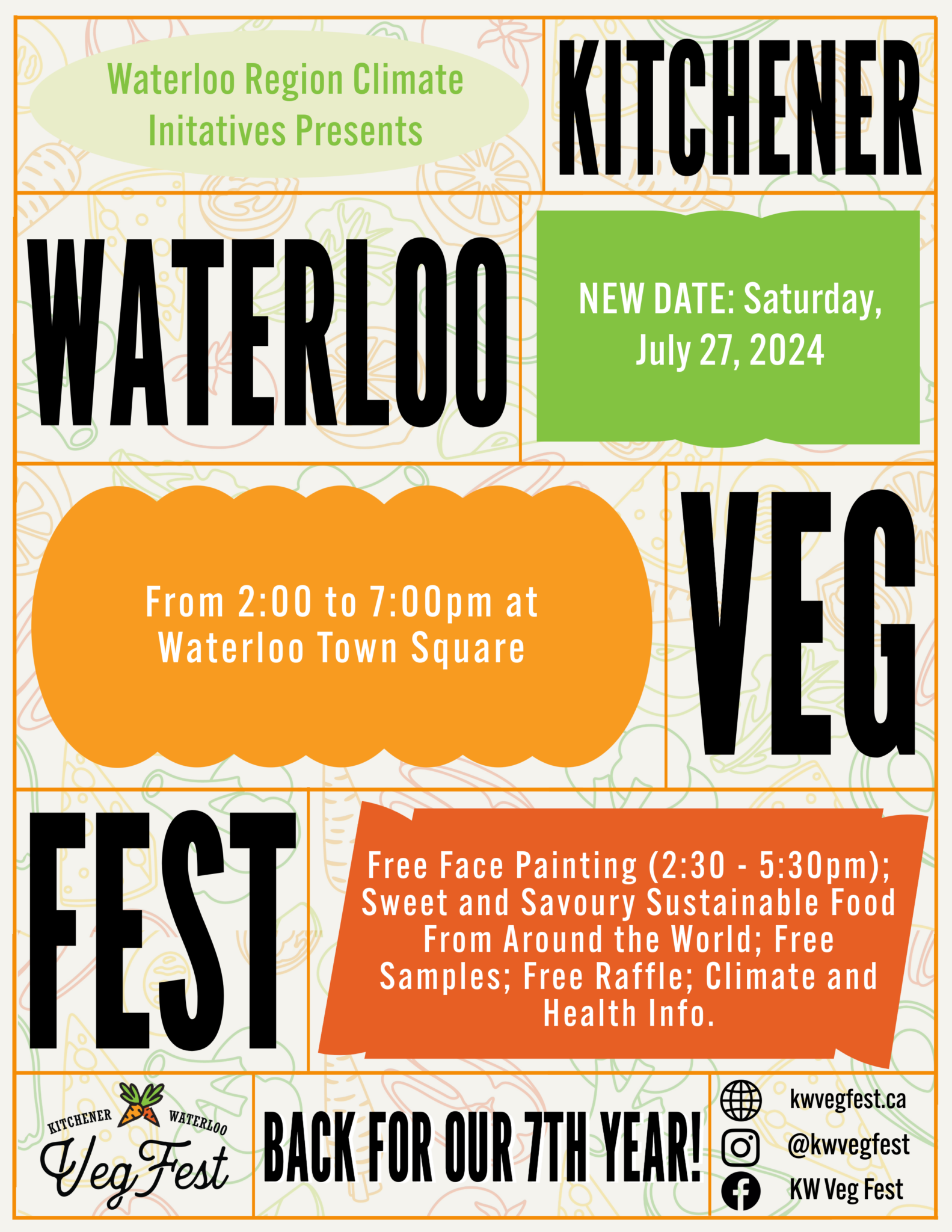 KW Vegfest, Saturday 27 July 2024 at Waterloo Public Square KWPeace